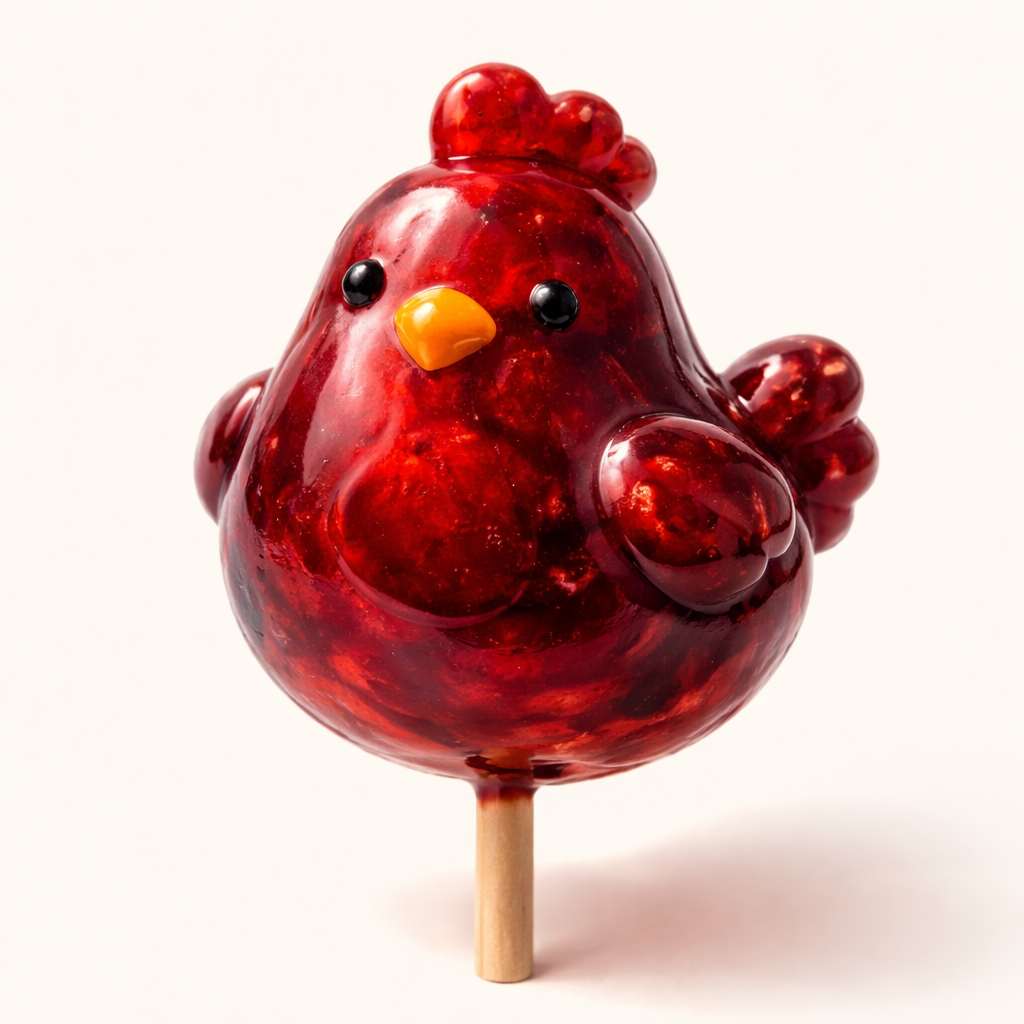 Cherry Chick lollipop
