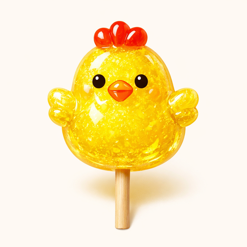 Lemon Chick lollipop